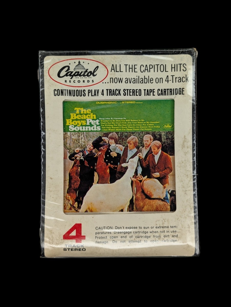 SEALED, The Beach Boys – Pet Sounds 4CL-2458, 4-Track Cartridge