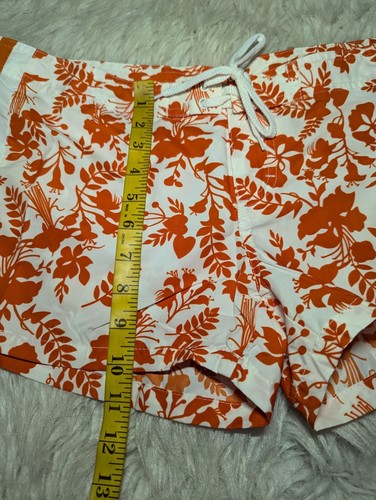 IL SOLE Women's Board Shorts Swim Shorts Bottoms BEACH Orange Floral XL Juniors - Picture 7 of 10