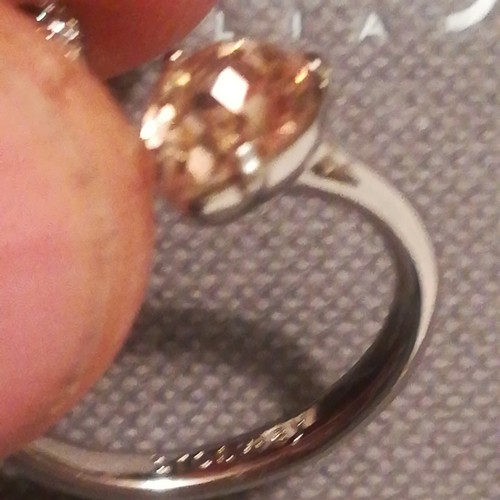 Brosway anello BCONF25AU con pietra rosa e piccoli zirconi con Box - Foto 3 di 6