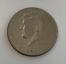 2000d KENNEDY HALF DOLLAR 50c 2000 D  JFK 50 Cents #312