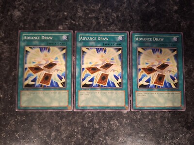 3X Advance Draw DP09-EN021 - Yugioh Yu Gi Oh! 3 Playset Mixed