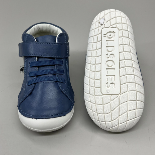 OLD SOLES Baby Rainbow Champster Leather Shoe Sz 19 US 3 Petrol/Snow/Jade/Gris - Picture 7 of 11