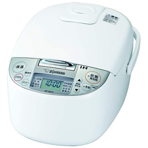 ZOJIRUSHI IH RICE COOKER NP-XB10-WA 5.5 cups  White 100VAC 50/60 Hz - Picture 1 of 8