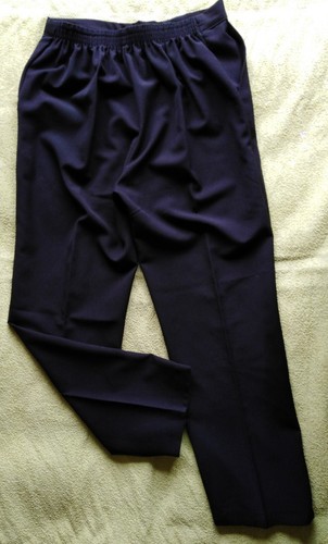 Damen Smart schwarz Rücken elastische Taille Hose Leggings-Größe 14 - Bild 6 von 15