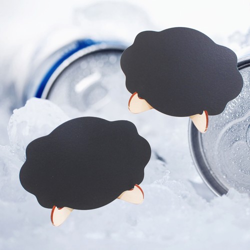 10 Pcs Blackboard Display -Board Ovale Tafel Mini Mini-Holztafel - Bild 3 von 11