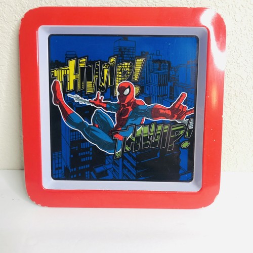 Disney Store Authentic Spider-Man Plate Marvel Comics Super Hero Collectable - Picture 9 of 12