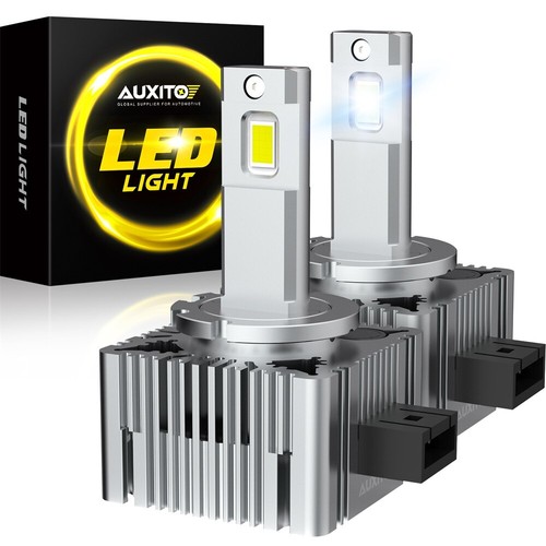 Pair AUXITO D3S D3R LED Headlight Bulbs Kit 6000K White HID Conversion Kit Lamp