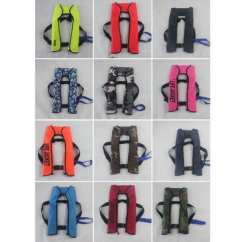 Adult Manual Inflatable Life Jacket Outdoor Easy Contral Sailing Swimming Vest