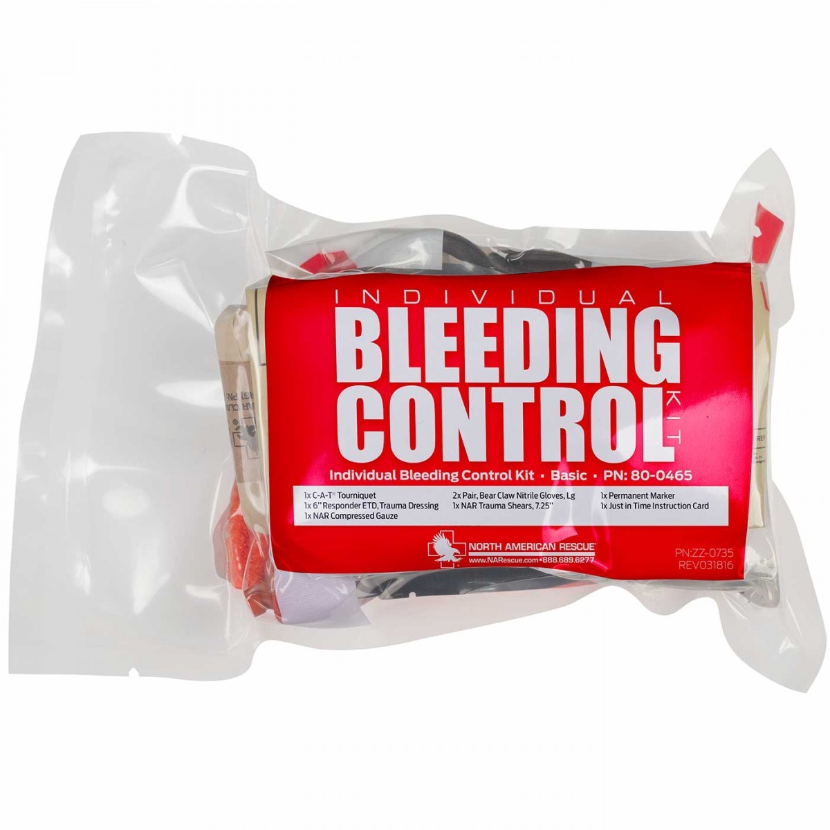 Public Access Bleeding Control Basic Kit w/ CAT Tourniquets 5 Sealed