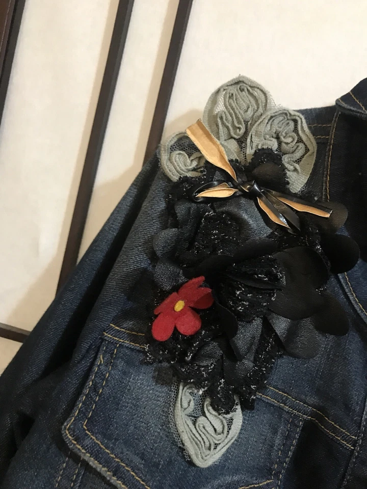 Girl’s Denim Jacket Size 10 - Image 2 of 4
