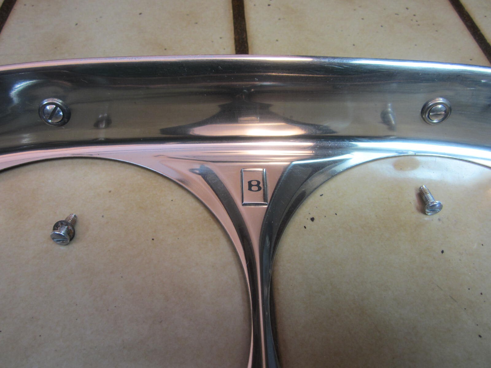 Bentley S3 Headlight Bezels / headlight surround with factory screws (pair)