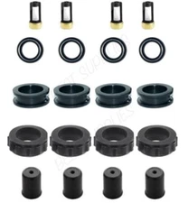 Fuel Injector Seals O-Rings Grommets Filters Repair Service Kit for Kia Mazda