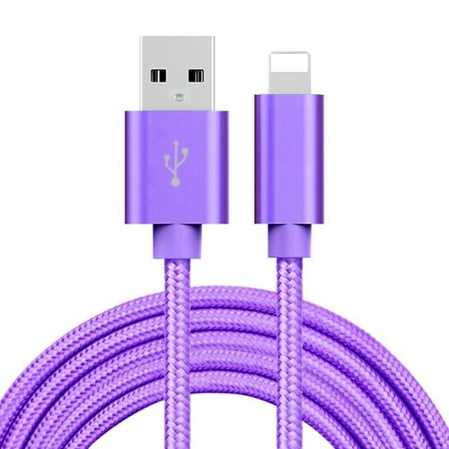 Braided USB Charging Phone Charger Data Cord Cable For iPhone 13 12 11 X 14 iPad - Picture 20 of 21
