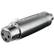 Oem Adattatore XLR Cannon Femmina a RCA Femmina