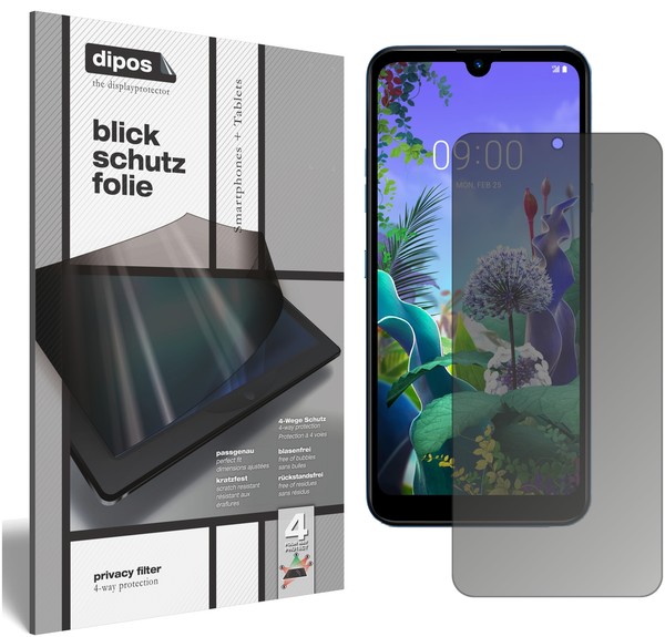 Lg Q60 Blickschutzfolie Matt Schutzfolie Folie Display Schutz Dipos-image