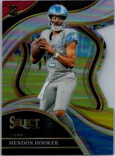 2023 Panini Select #268 Hendon Hooker Black and Green Prizms Die Cuts