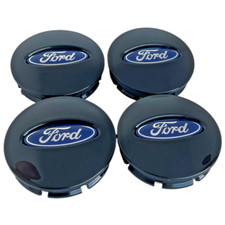Ford Explorer Black Wheel Center Caps 2006-2019 Hub Logo Emblem 4pcs Set