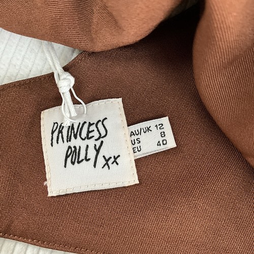 Princess Polly womens 2 Piece Brown Elana Set Crop Tank and Trouser size 12 BNWT - Bild 13 von 13
