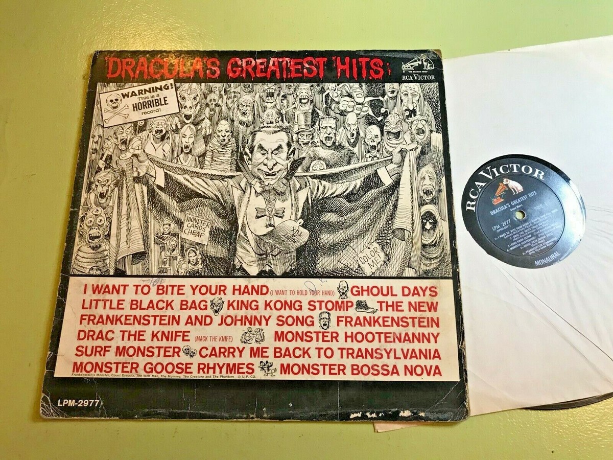 Gene Moss Dracula's Greatest Hits lpm-2977 '64 jack davis LP