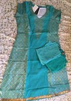 Teal Color Salwar Kameez Suit Bollywood Designer Indian Party Wear-size L/xl Teal Color Salwar Kameez Suit Bollywood Designer Indian Party Wear-size L/xl