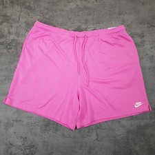 NIKE Flow Sportswear Mesh Basketball Shorts Mens Size XL Pink