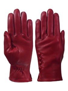 Giromy-Samoni-Womens-Warm-Winter-Plush-Lined-Leather-Driving-Gloves-Red