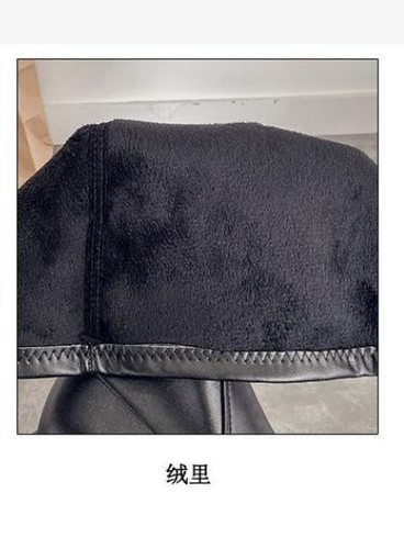 Botas de montar para mujer punta cuadrada hasta la rodilla tacón bajo plano cremallera bota de caballero - Imagen 8 de 10