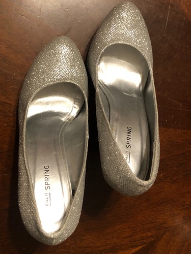 Call It Spring (Magnia) Silver Platform Pumps - Picture 3 of 7