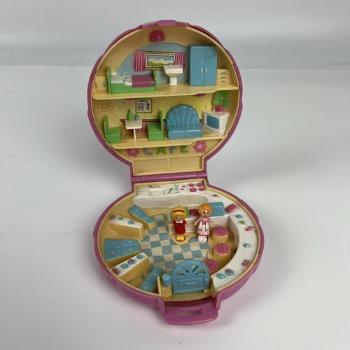 Polly Pocket Vintage Bluebird 1989 Polly's Cafe Compact - Complete 