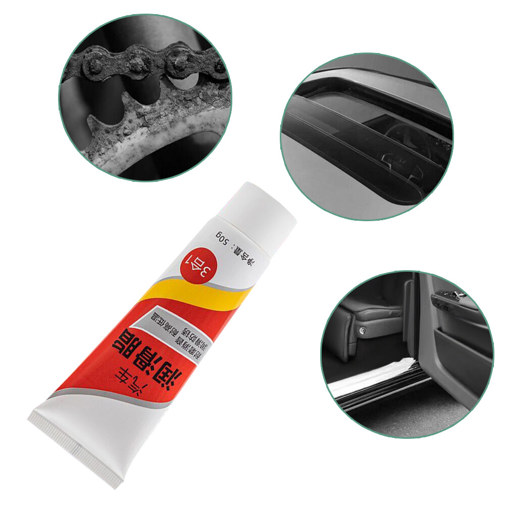 1 Set Auto Car Parts Sunroof Slide Door Hinge Grease Lubricant w/ Brush