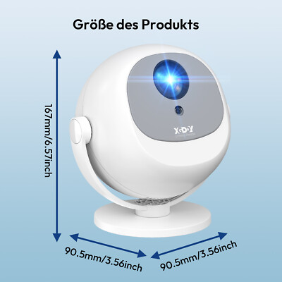 4K Beamer 10000 lumen LED 5G WLAN Projektor Android Full HD True 1080p Heimkino