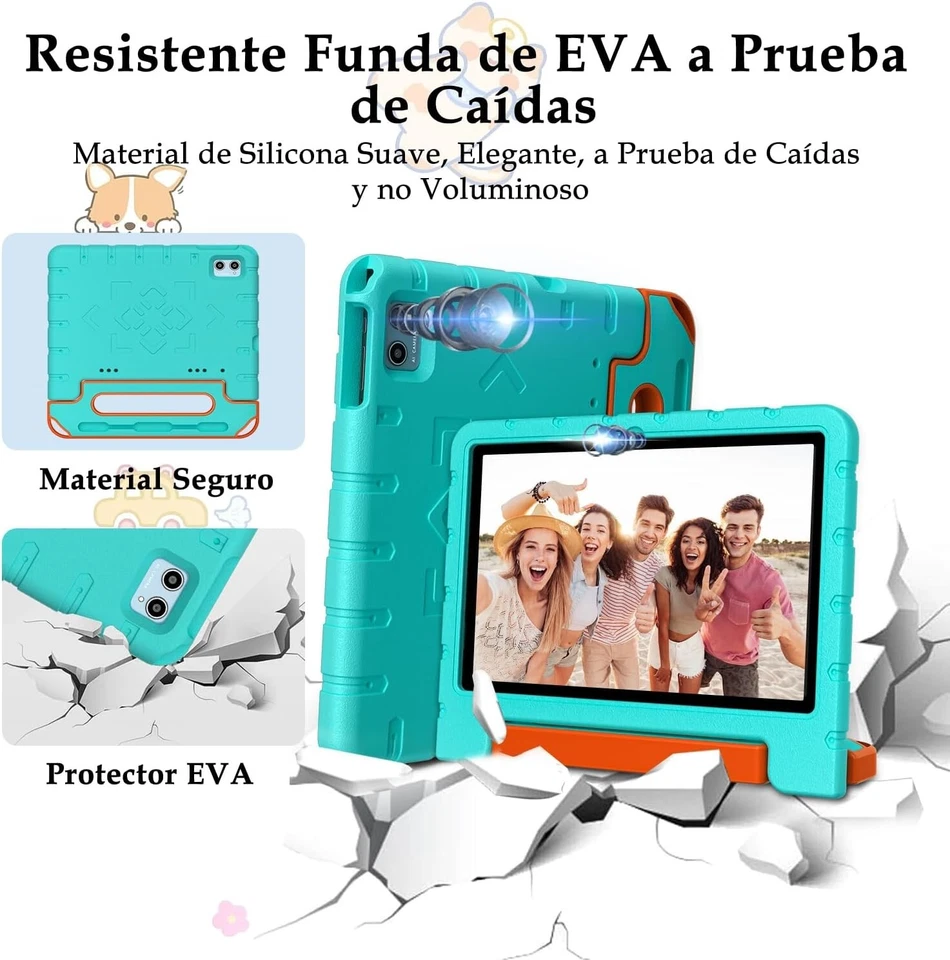 Ziovo Z138_EEA Android 14 6GB+14GB RAM 128GB ROM - Verde e Arancione - Immagine 3 di 4