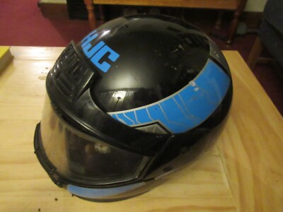 HJC blue & black motorcycle helmet with visor NICE LS-Airtech XL