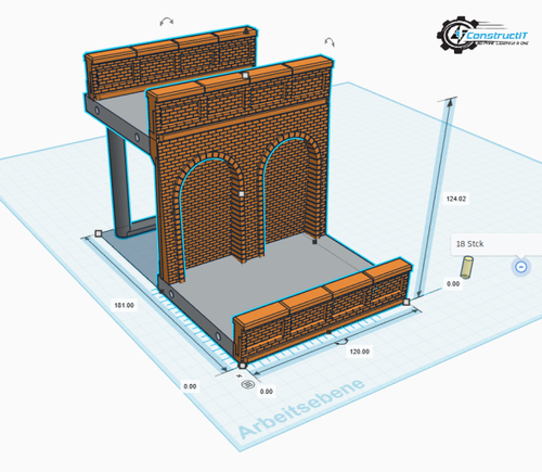 Viaducto con guía de vía en vía N, TT, H0, modular ampliable - Imagen 20 de 27