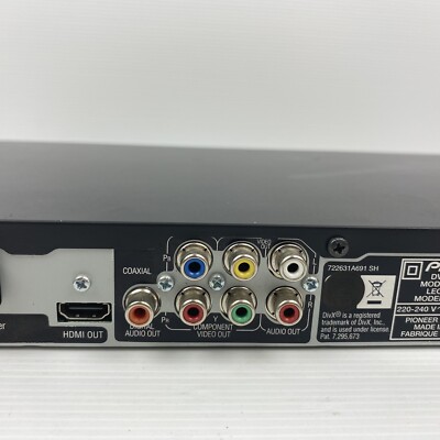 pioneer DVDプレイヤー DV-220V Pioneer DV-220V-K 1080p DVD Player HDMI R/W Compatible PAL