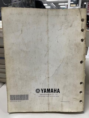 YAMAHA XV1700P & PC SERVICE MANUAL / USED / LIT-11616-15-37 /DEALER OWNED - Bild 3 von 3