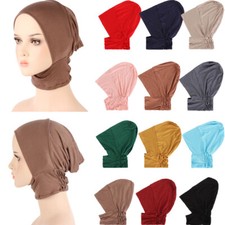 Stretch Muslim Women Underscarf Inner Hijab Hat Islamic Bonnet Turban Headband
