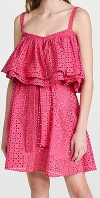 WOW! New Tags MSGM brand pink eyelet dress sz 36 US 2 $440