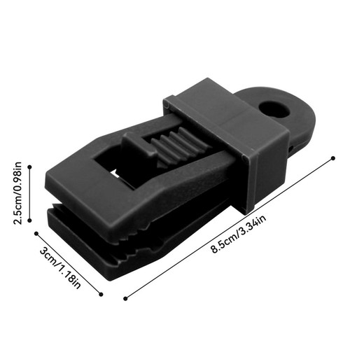 10PCS Awning Tarp Tent Clips Canvas Clamps Heavy Duty Camping Survival Grip Tool - Picture 7 of 16