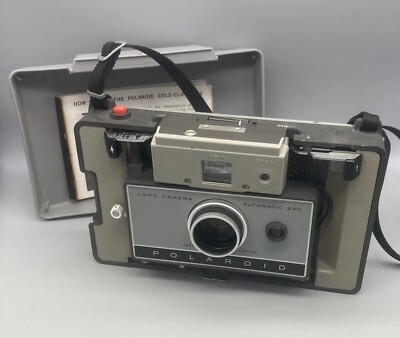 Polaroid Camera 230 Automatic Land Camera Cold-Clip Case Grey | eBay