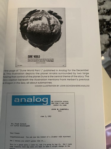 SIGNED! Spice Must Flow DUNE History book By Ryan Britt Great Gift!! - Foto 5 di 7