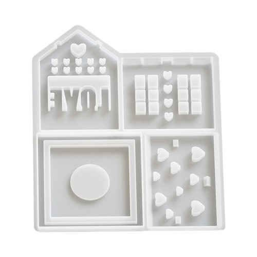 House Silicone Mold for Making Gingerbread Holiday Christmas - Picture 10 of 13