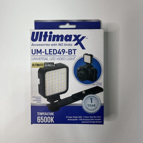 Ultimaxx Universal LED Video Light UM-LED49-BT Brand New in Box + Free Shipping! - Picture 4 of 4