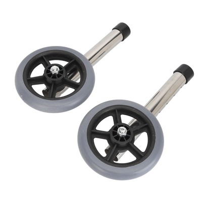 2pcs Walker Wheels Universal Walker Wheels Ersatz 6 Höhenverstellbare Rollat TYN