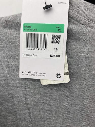 Nike Oregon Ducks Eugene Oregon College Long-Sleeve Gray T-Shirt FN6085-063 New - Picture 7 of 9