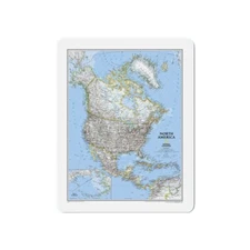 North America (2005) (Map) Refrigerator Magnet