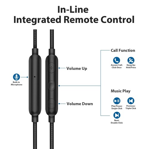 Wired Headphones Earphones for Laptop PC Chromebook Noise Cancelling Ear Buds... - Picture 6 of 7