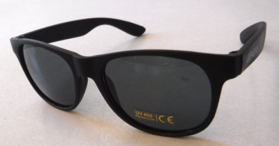 GENESIS - Sonnenbrille Modebrille - Schwarz + schwarze Gläser - Cat. 3 / UV400