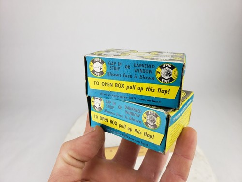 2x 5 Count Boxes Buss Fustat Fuses - 25 Amp Screw In Bussman Vintage Breakers - Picture 8 of 9