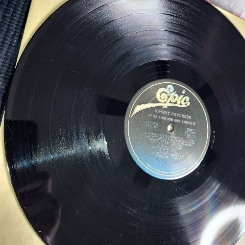 💥Johnny Paycheck - Take This Job And Shove It (EX) 80s Repress Vinyl LP💥 - Picture 8 of 11